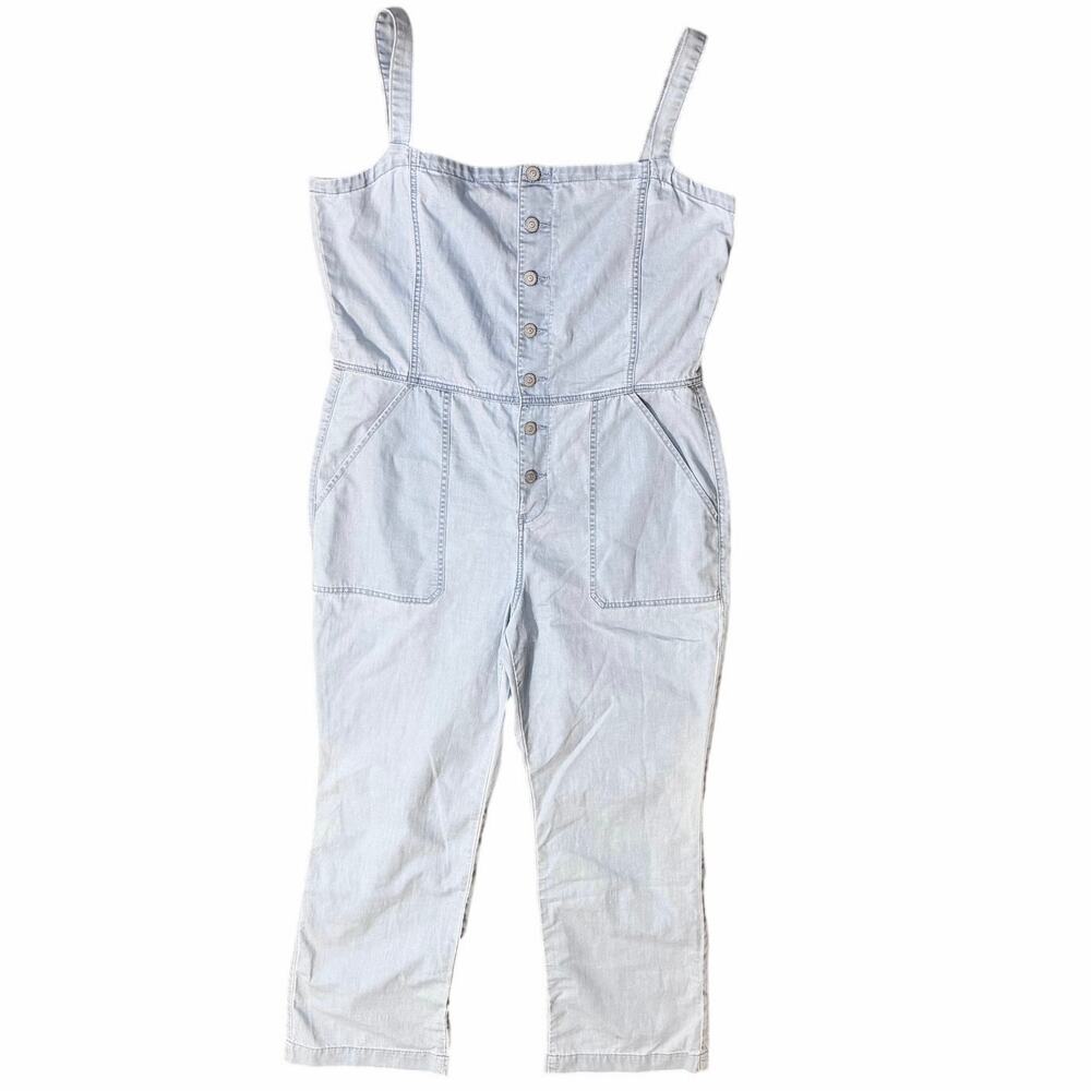 Idyllwind Miranda Lambert Denim Jumpsuit XL Western Button Front rodeo concert